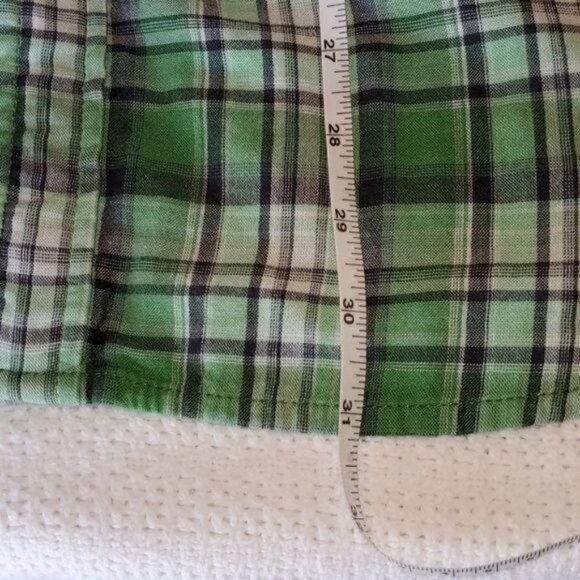 The North Face Green Plaid Casual Button Down Short Sleeve Sz XL Shirt - Picture 12 of 12